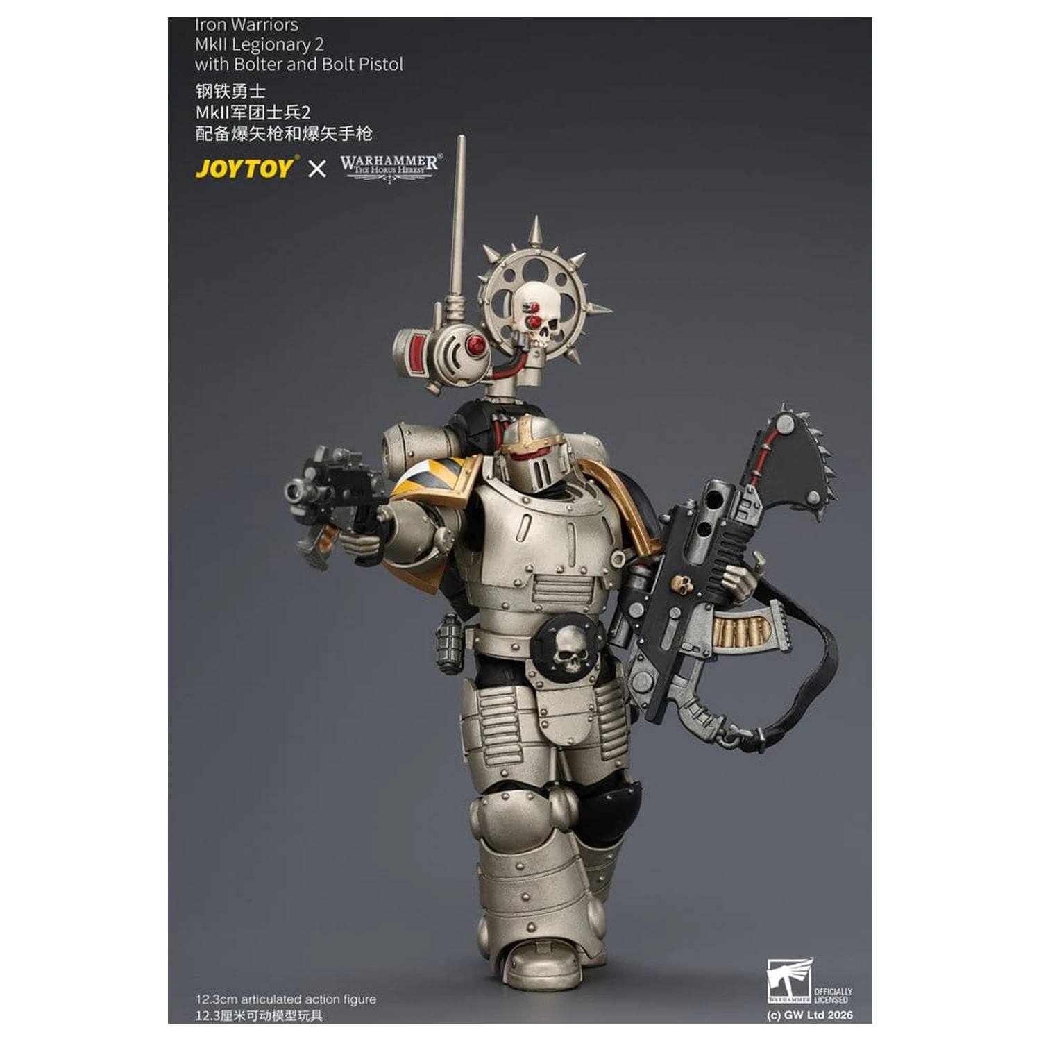 Warhammer The Horus Heresy figurina de actiune Iron Warriors MkII Legionary 2 12 cm poza produsului