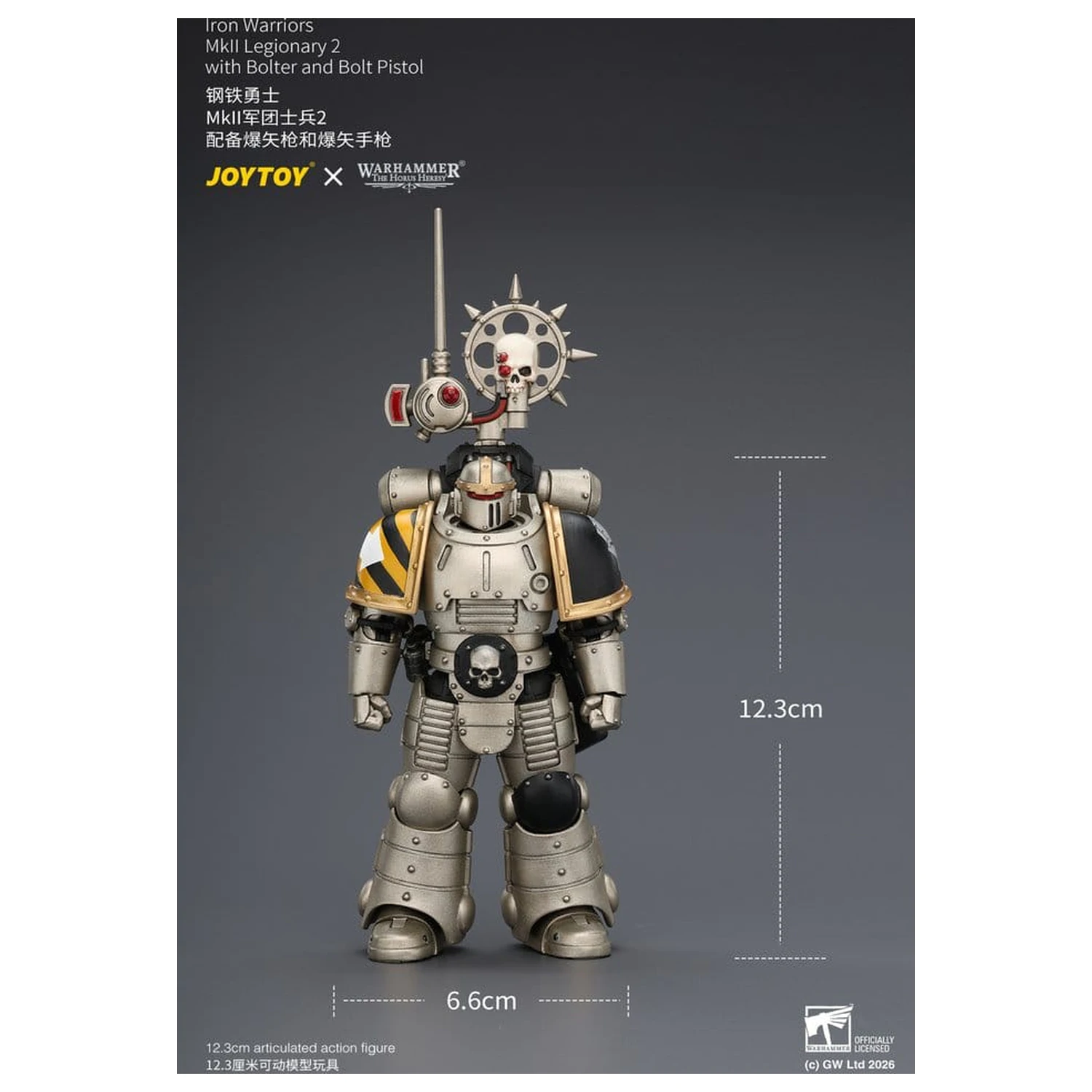 Warhammer The Horus Heresy figurina de actiune Iron Warriors MkII Legionary 2 12 cm poza produsului