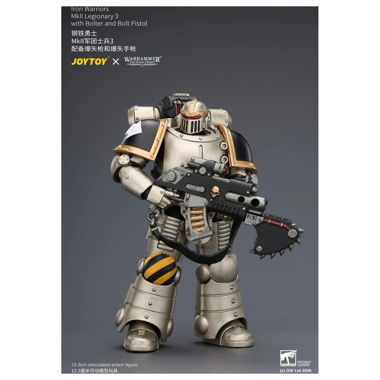 Warhammer The Horus Heresy figurina de actiune Iron Warriors MkII Legionary 3 12 cm poza produsului