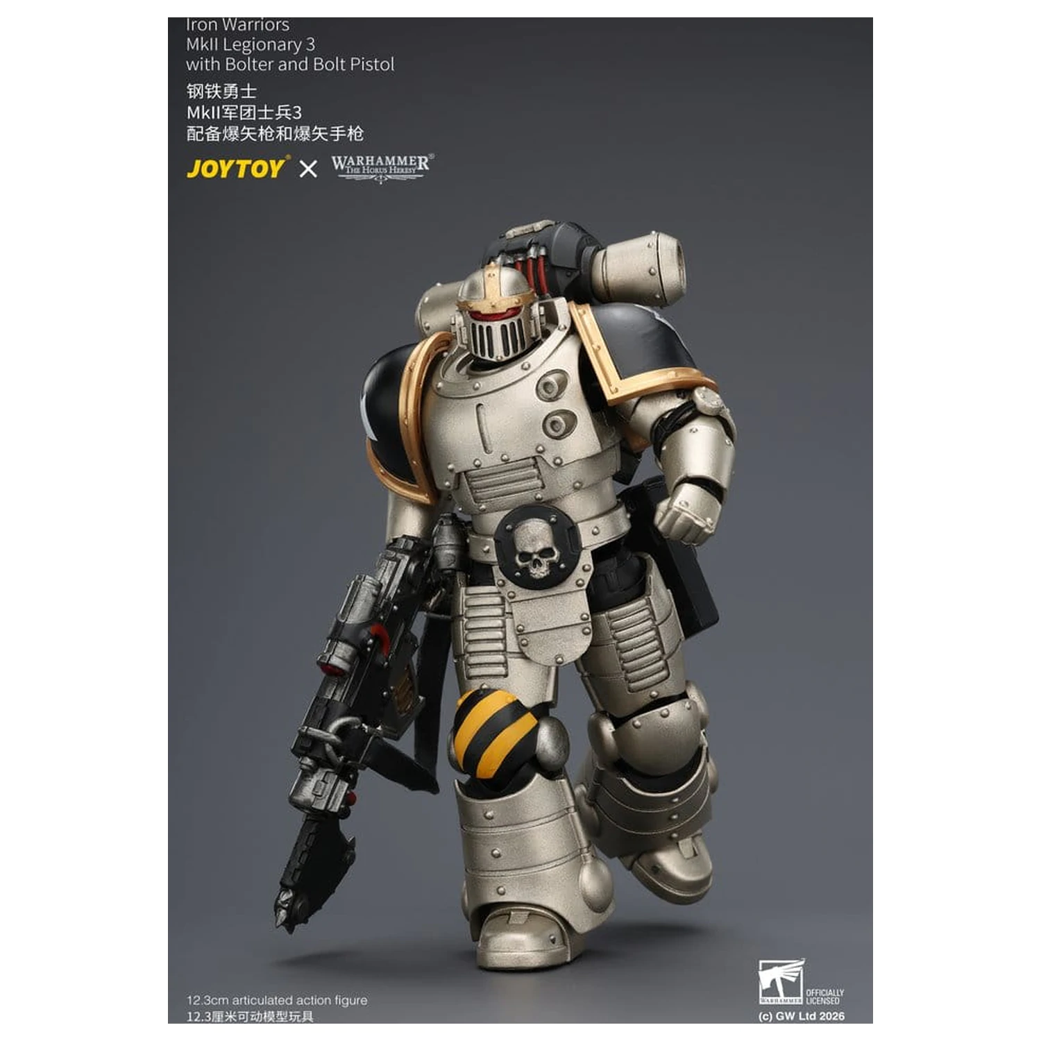 Warhammer The Horus Heresy figurina de actiune Iron Warriors MkII Legionary 3 12 cm poza produsului