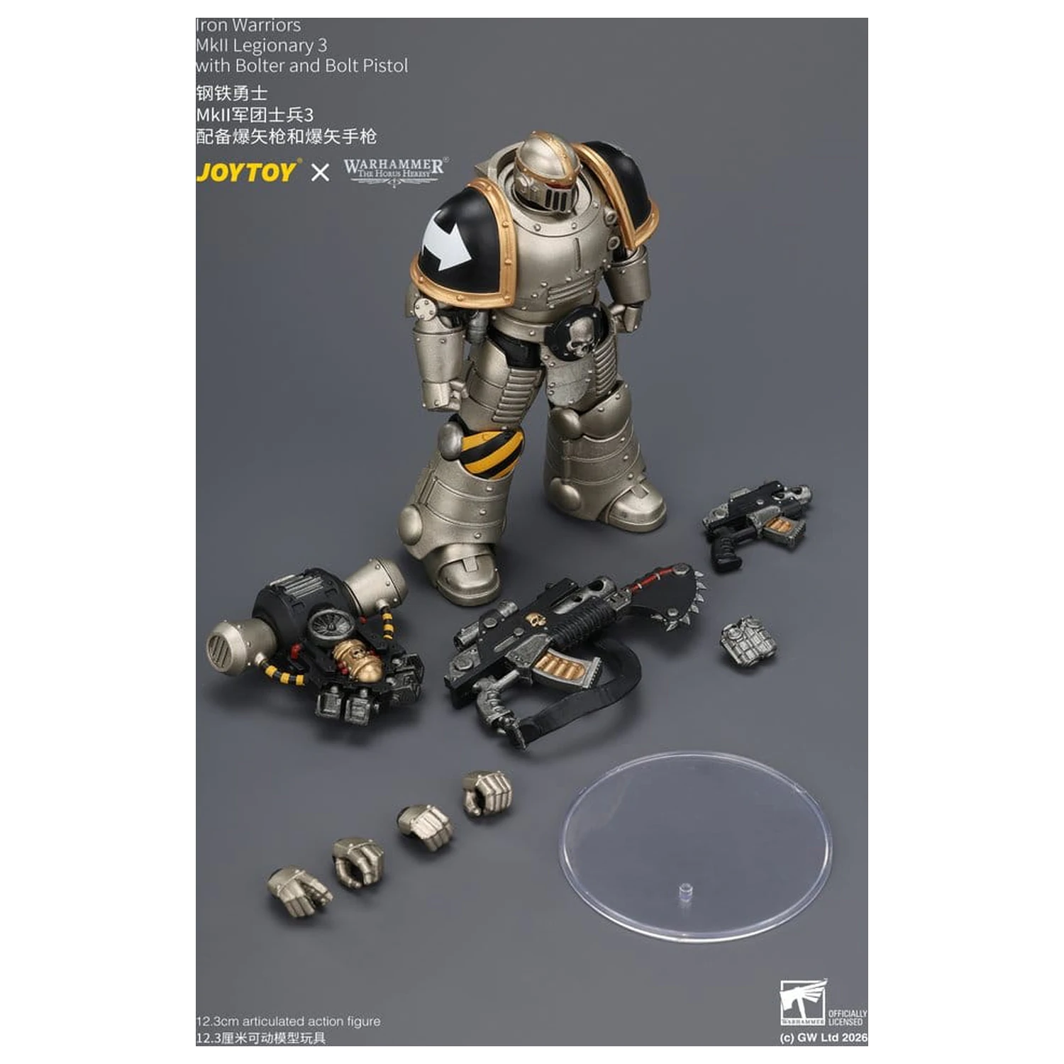 Warhammer The Horus Heresy figurina de actiune Iron Warriors MkII Legionary 3 12 cm poza produsului