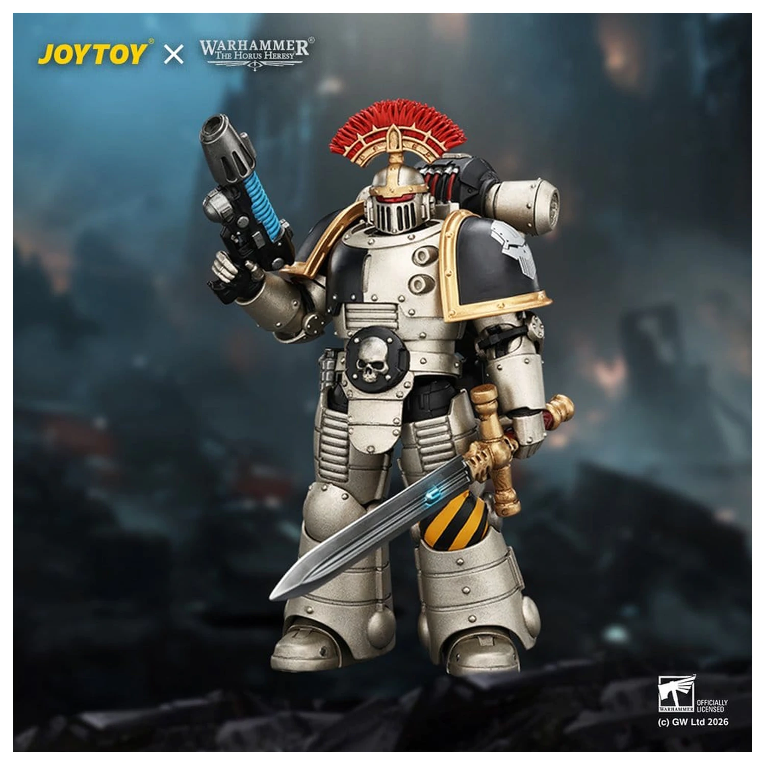 Warhammer The Horus Heresy Figurina de actiune Iron Warriors MkII Tactical Sergeant 12 cm poza produsului