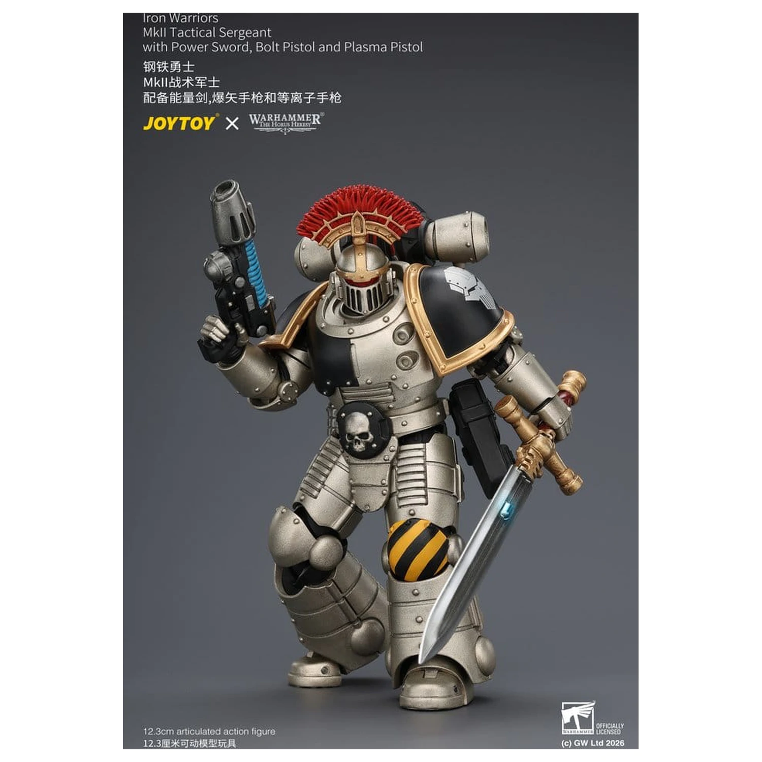 Warhammer The Horus Heresy Figurina de actiune Iron Warriors MkII Tactical Sergeant 12 cm poza produsului