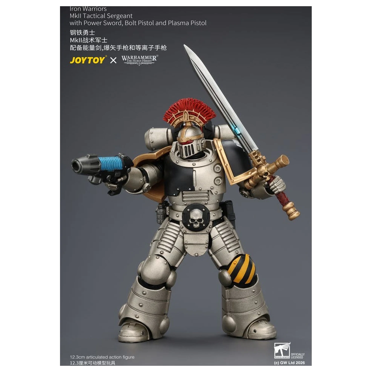 Warhammer The Horus Heresy Figurina de actiune Iron Warriors MkII Tactical Sergeant 12 cm poza produsului