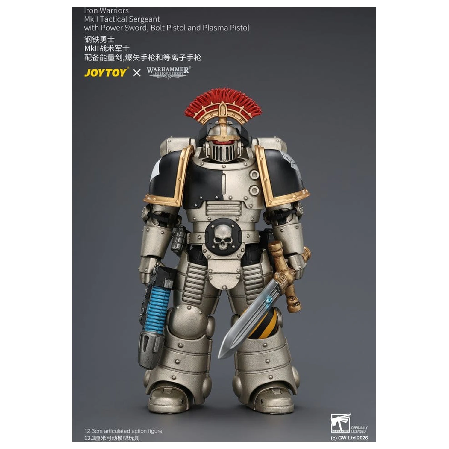 Warhammer The Horus Heresy Figurina de actiune Iron Warriors MkII Tactical Sergeant 12 cm poza produsului