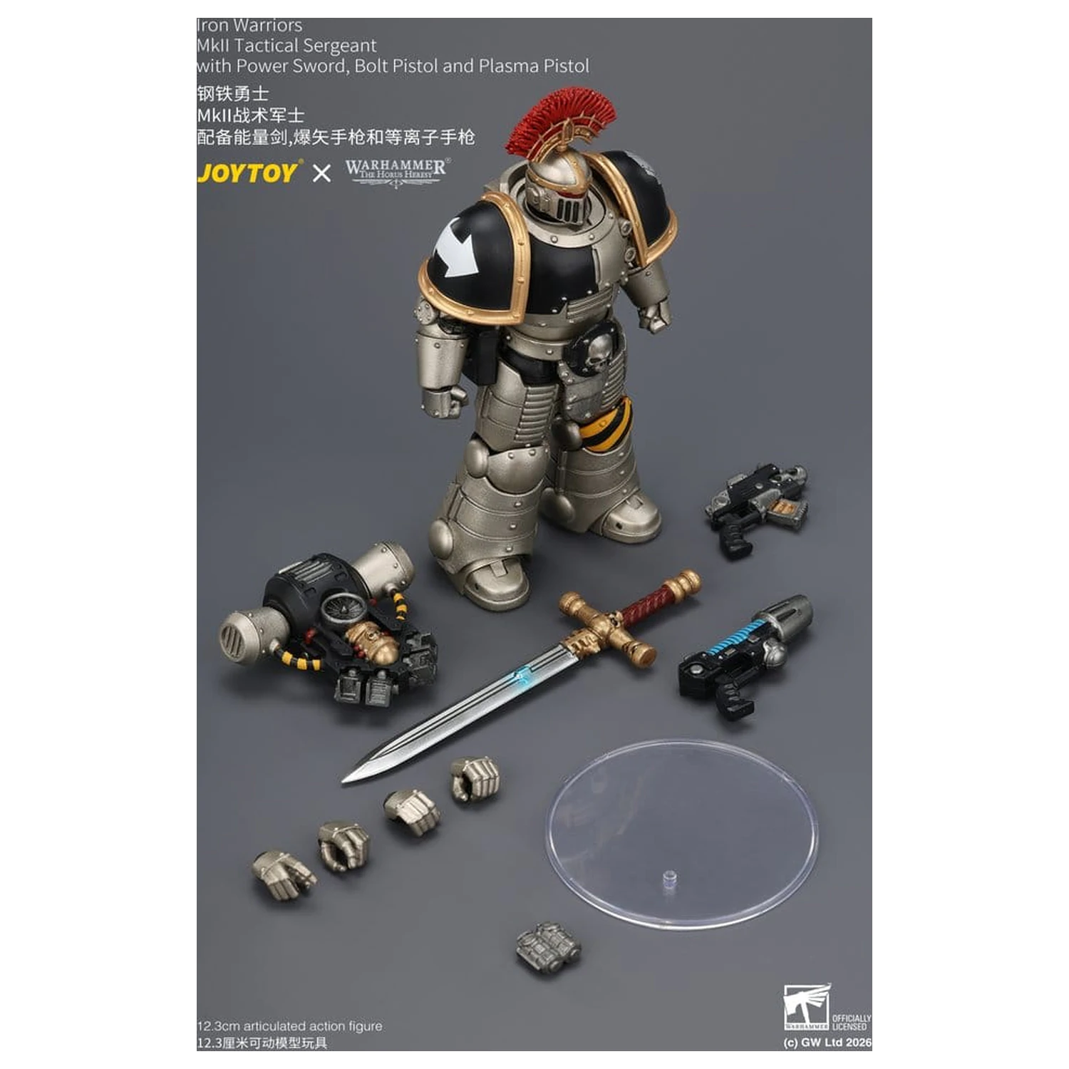 Warhammer The Horus Heresy Figurina de actiune Iron Warriors MkII Tactical Sergeant 12 cm poza produsului
