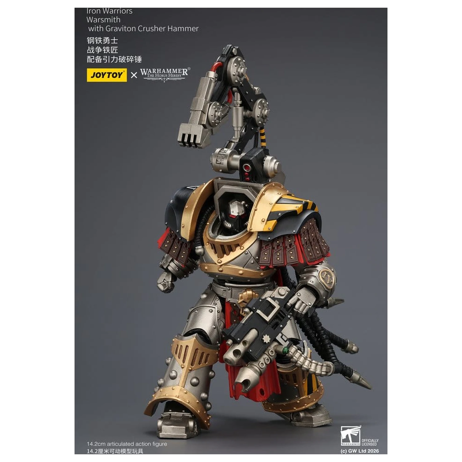 Warhammer The Horus Heresy figurina de actiune Iron Warriors Warsmith 14 cm poza produsului