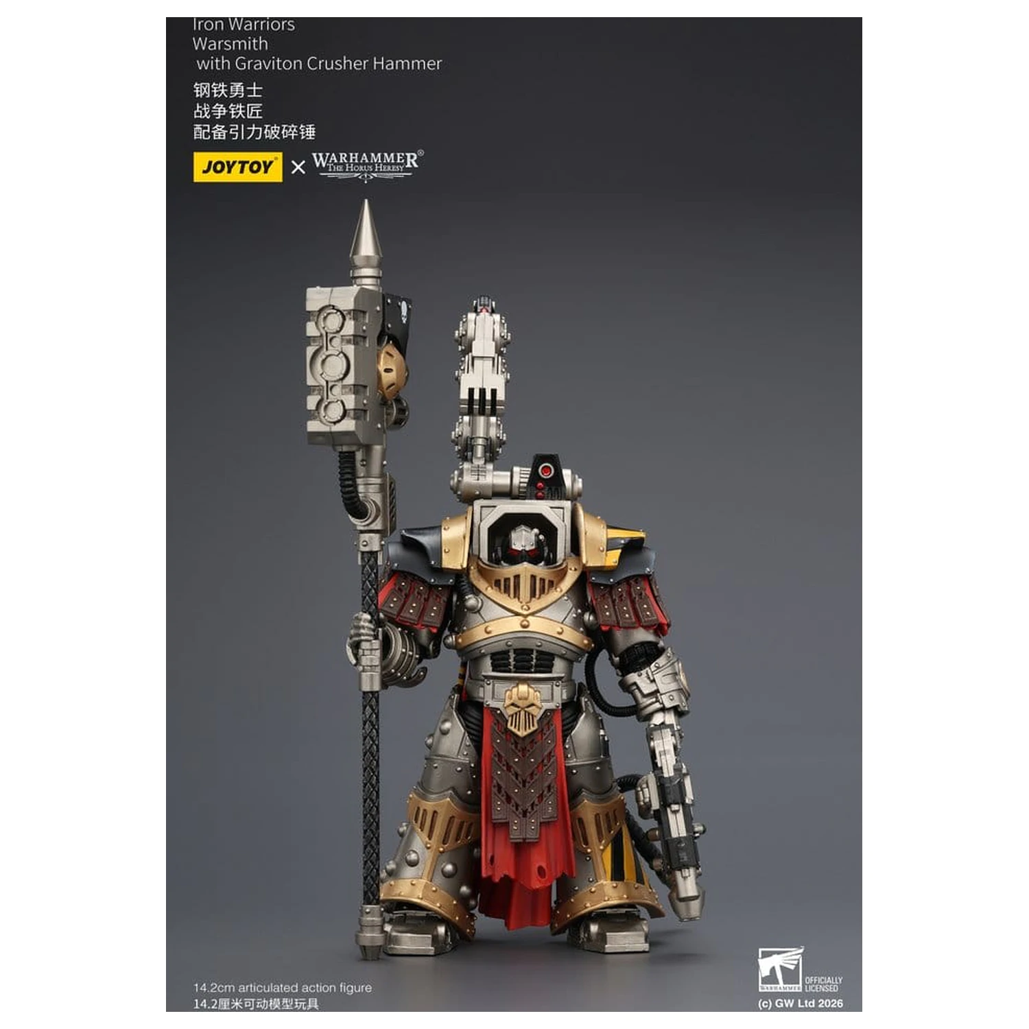 Warhammer The Horus Heresy figurina de actiune Iron Warriors Warsmith 14 cm poza produsului