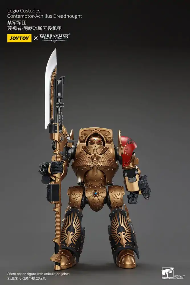 Figurină de acțiune Warhammer The Horus Heresy Legio Custodes Contemptor-Achillus Dreadnought 25 cm poza produsului