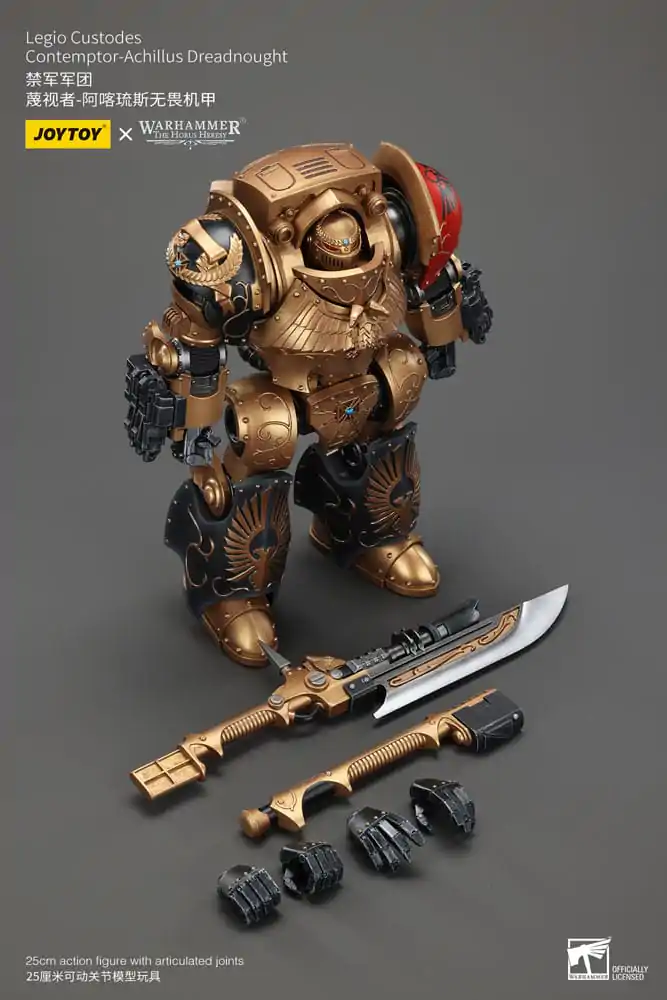 Figurină de acțiune Warhammer The Horus Heresy Legio Custodes Contemptor-Achillus Dreadnought 25 cm poza produsului