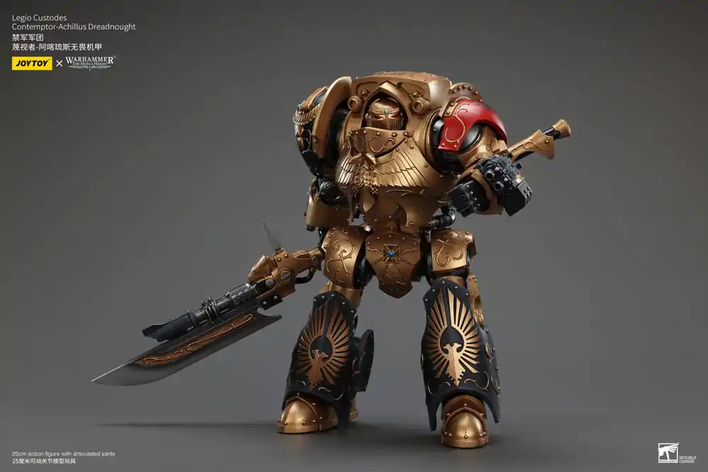 Figurină de acțiune Warhammer The Horus Heresy Legio Custodes Contemptor-Achillus Dreadnought 25 cm poza produsului