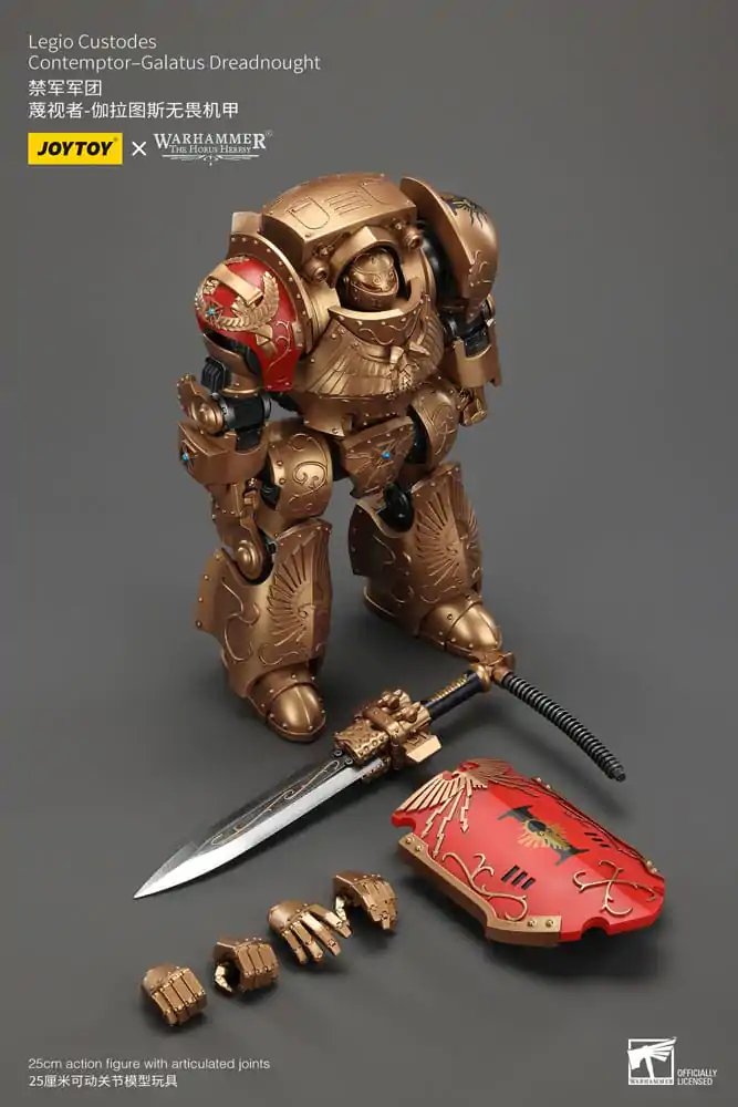 Warhammer The Horus Heresy Figurina de Acțiune Legio Custodes Contemptor-Galatus Dreadnought 25 cm poza produsului