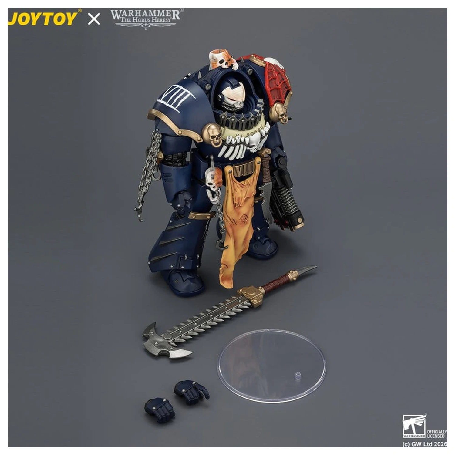 Warhammer The Horus Heresy figurina de actiune Night Lords Contekar Terminator 1 14 cm poza produsului
