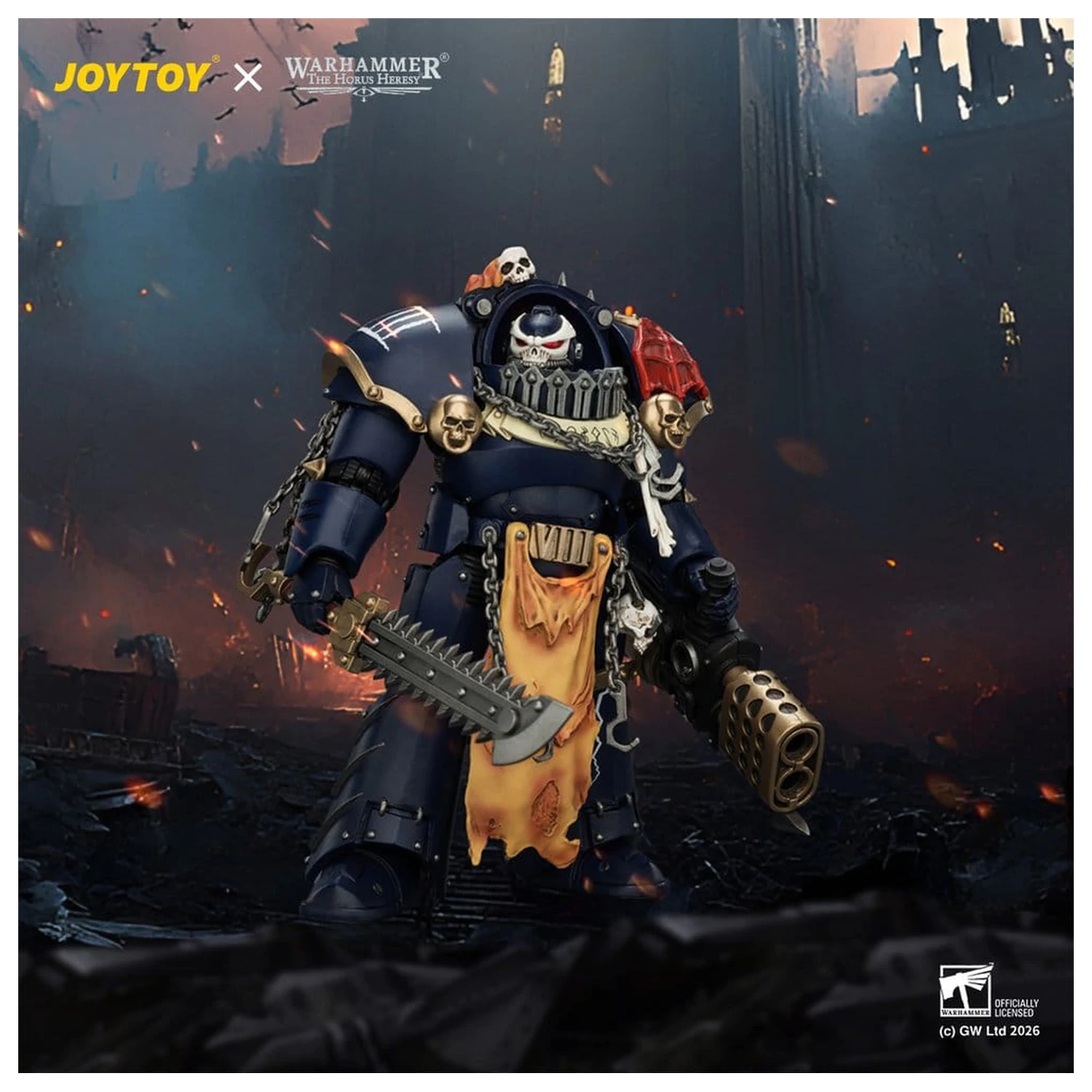 Warhammer The Horus Heresy Action Figure Night Lords Contekar Terminator 2 figurina de actiune 14 cm poza produsului
