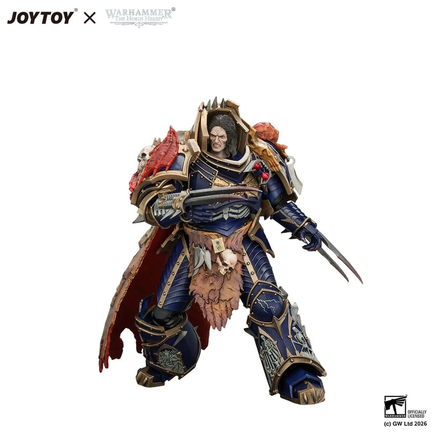 Warhammer The Horus Heresy figurina de actiune Night Lords Konrad Curze Primarch of the Night Lords Legion 19 cm poza produsului