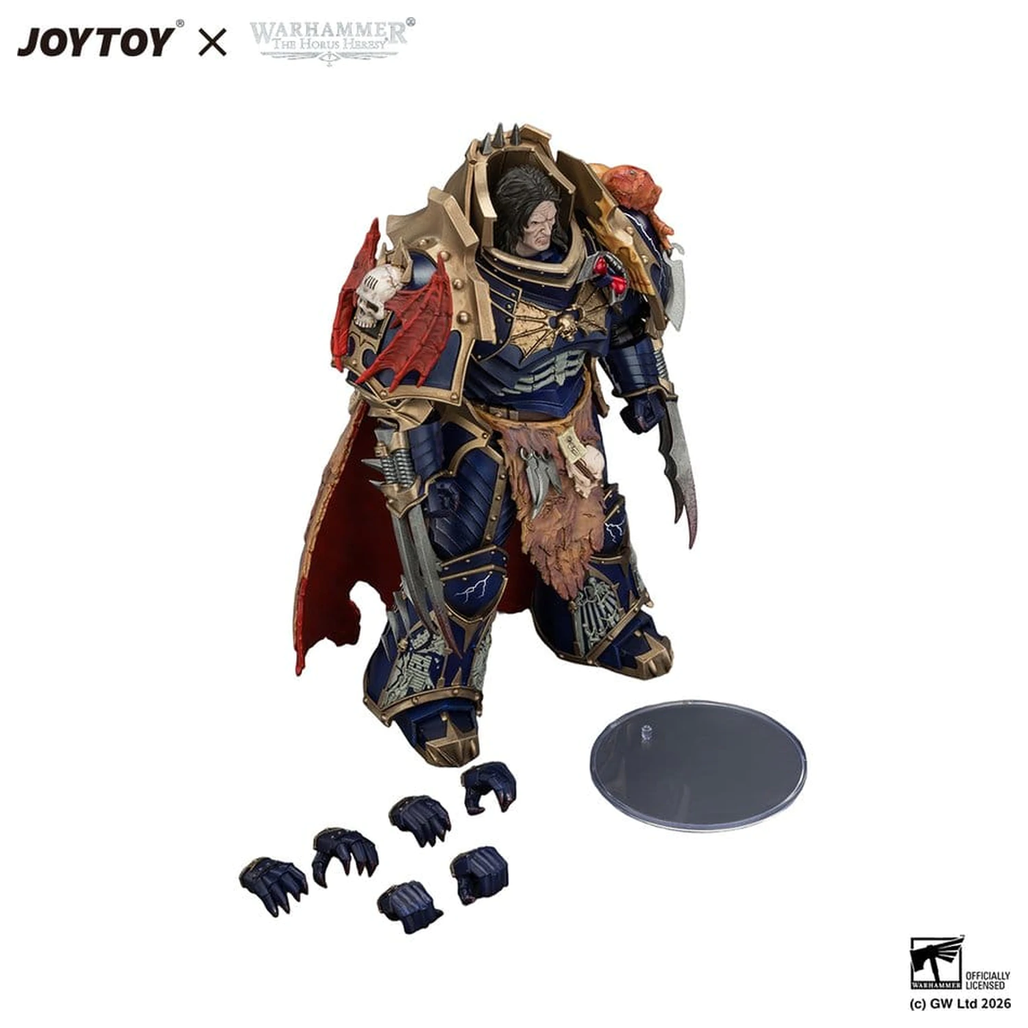 Warhammer The Horus Heresy figurina de actiune Night Lords Konrad Curze Primarch of the Night Lords Legion 19 cm poza produsului