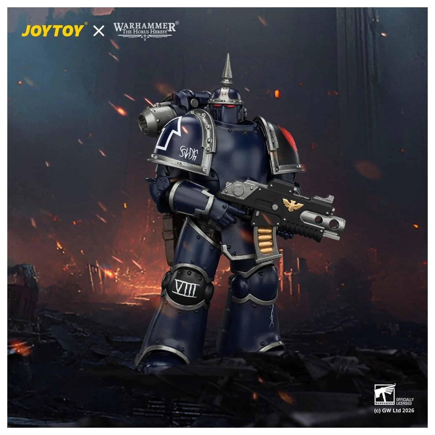 Warhammer The Horus Heresy figurina de actiune Night Lords Tactical Legionary MK III 12 cm poza produsului