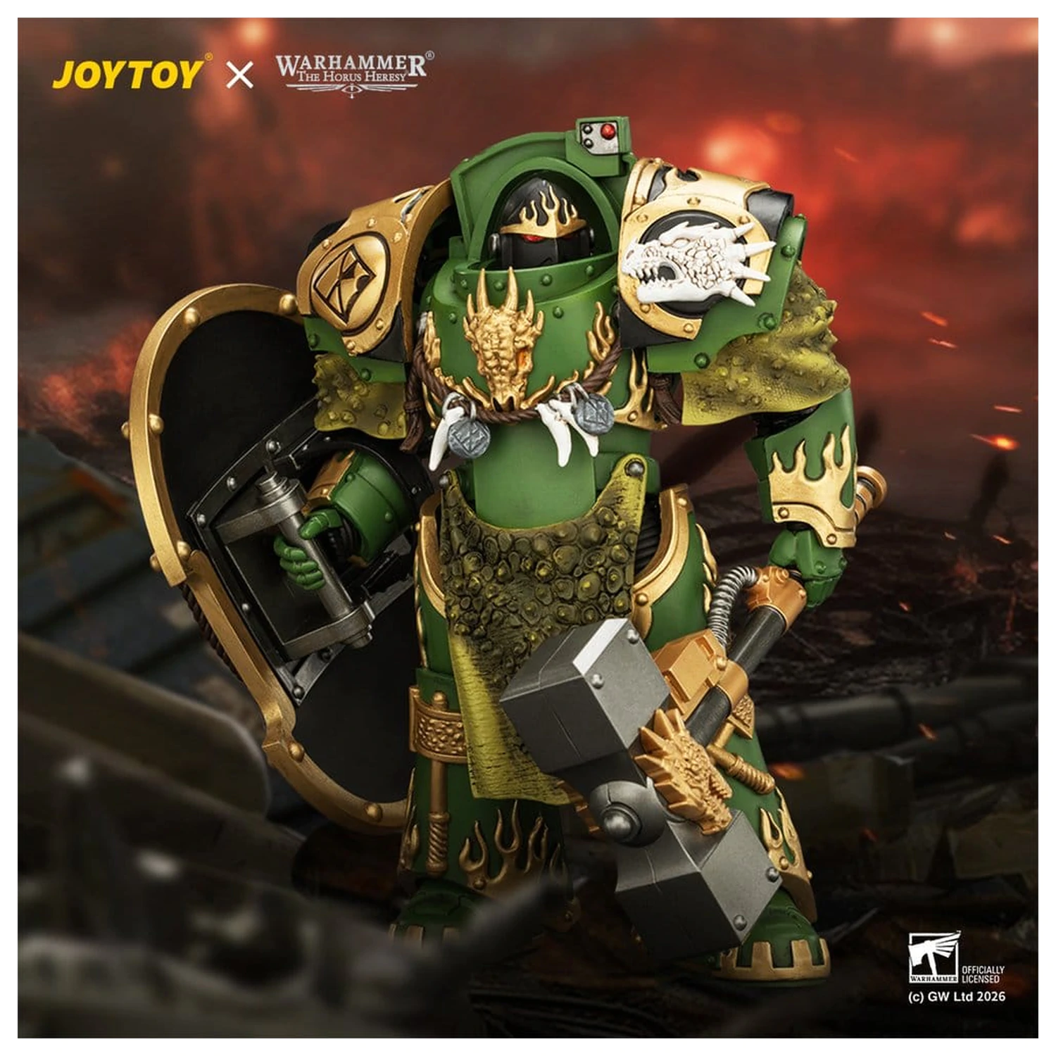 Warhammer The Horus Heresy Action Figure Salamanders Firedrake Terminator 1 14 cm poza produsului