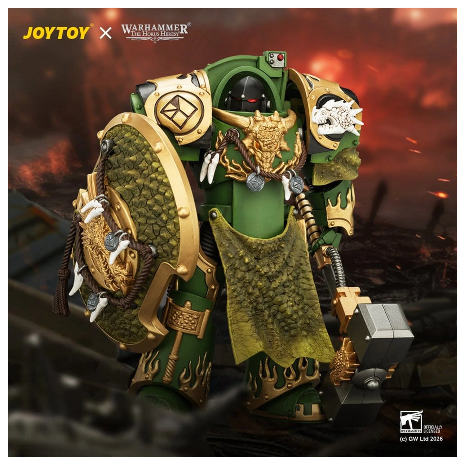Warhammer The Horus Heresy figurina de actiune Salamanders Firedrake Terminator 2 14 cm poza produsului
