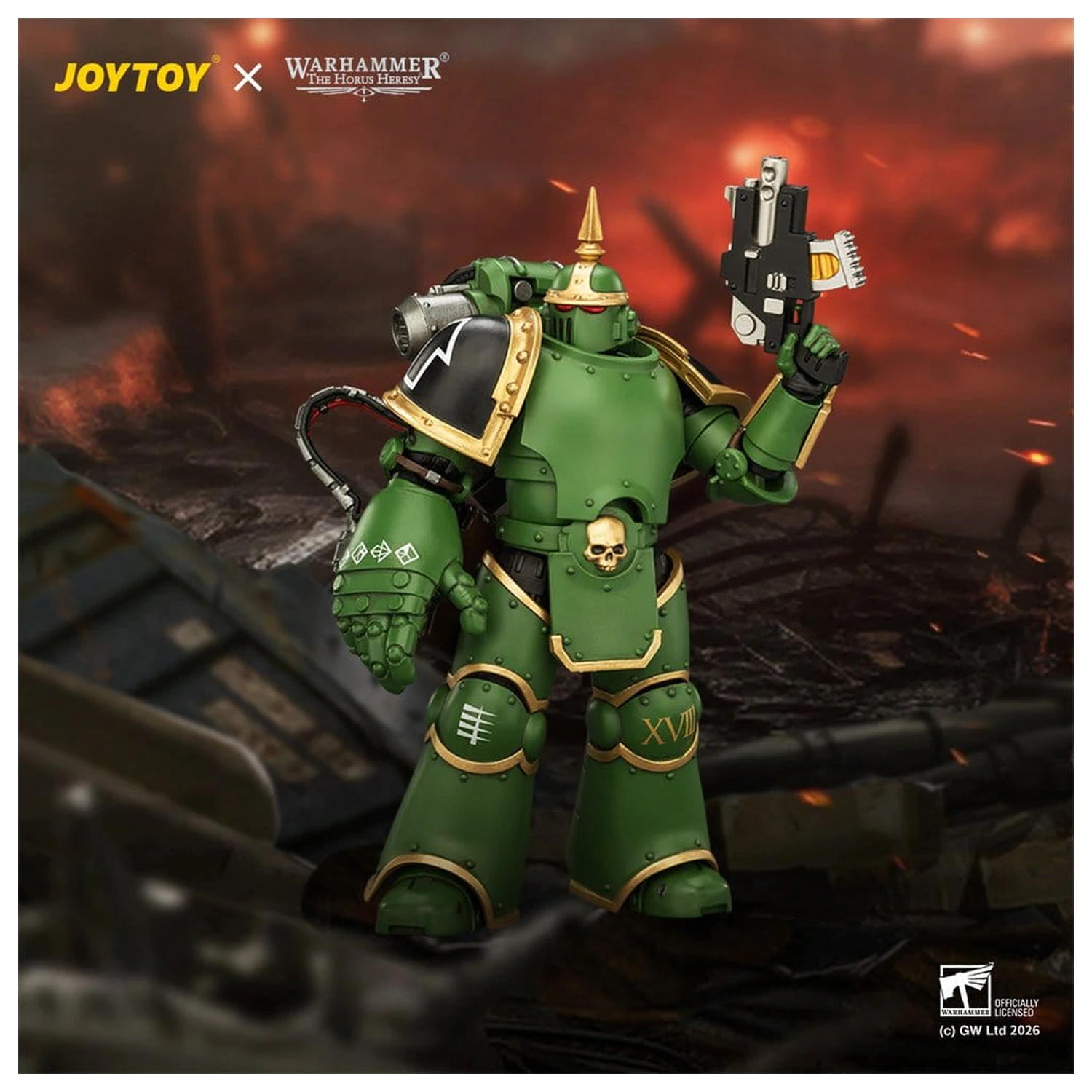 Warhammer The Horus Heresy figurina de actiune Salamanders MK III Tactical Legionary 12 cm poza produsului