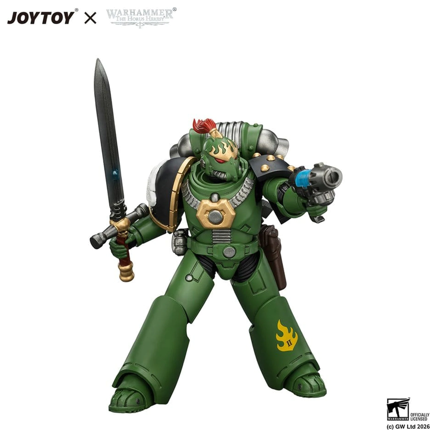 Warhammer The Horus Heresy figurina de actiune Salamanders MKVI Tactical Legionary 12 cm poza produsului