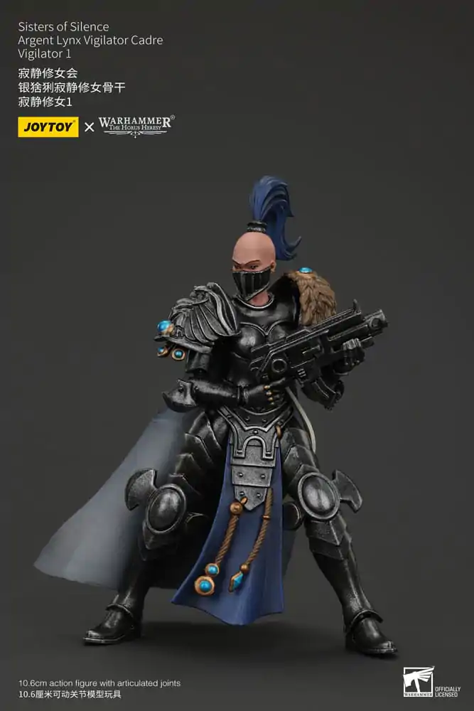Figurină de acțiune Warhammer The Horus Heresy Sisters of Silence Argent Lynx Vigilator Cadre Vigilator 1 19 cm poza produsului