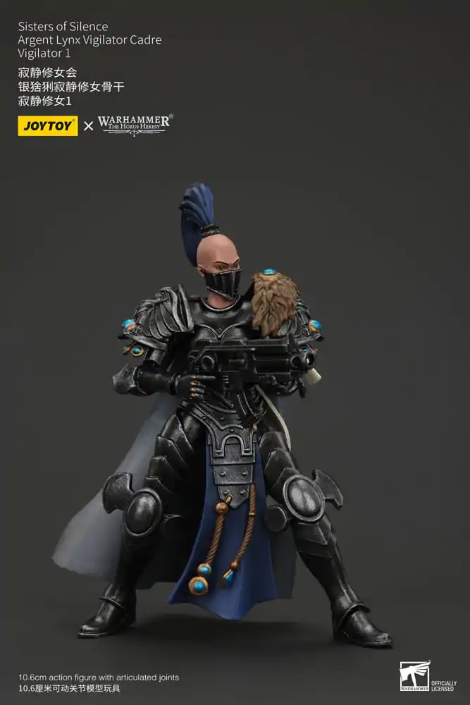 Figurină de acțiune Warhammer The Horus Heresy Sisters of Silence Argent Lynx Vigilator Cadre Vigilator 1 19 cm poza produsului