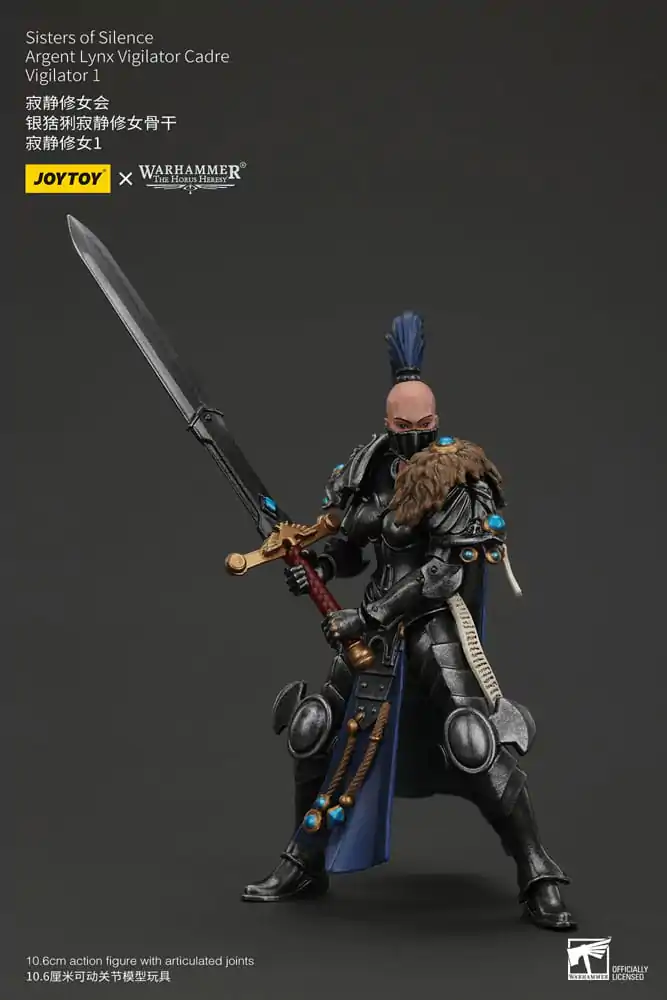 Figurină de acțiune Warhammer The Horus Heresy Sisters of Silence Argent Lynx Vigilator Cadre Vigilator 1 19 cm poza produsului