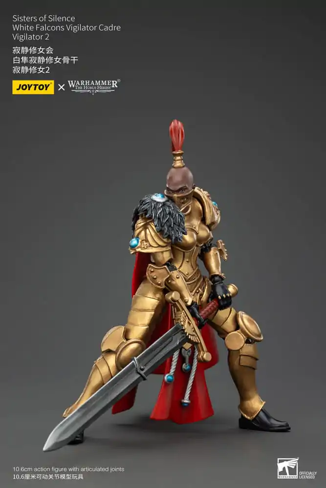 Warhammer The Horus Heresy figurină de acțiune Sisters of Silence White Falcons Vigilator Cadre Vigilator 2 19 cm poza produsului