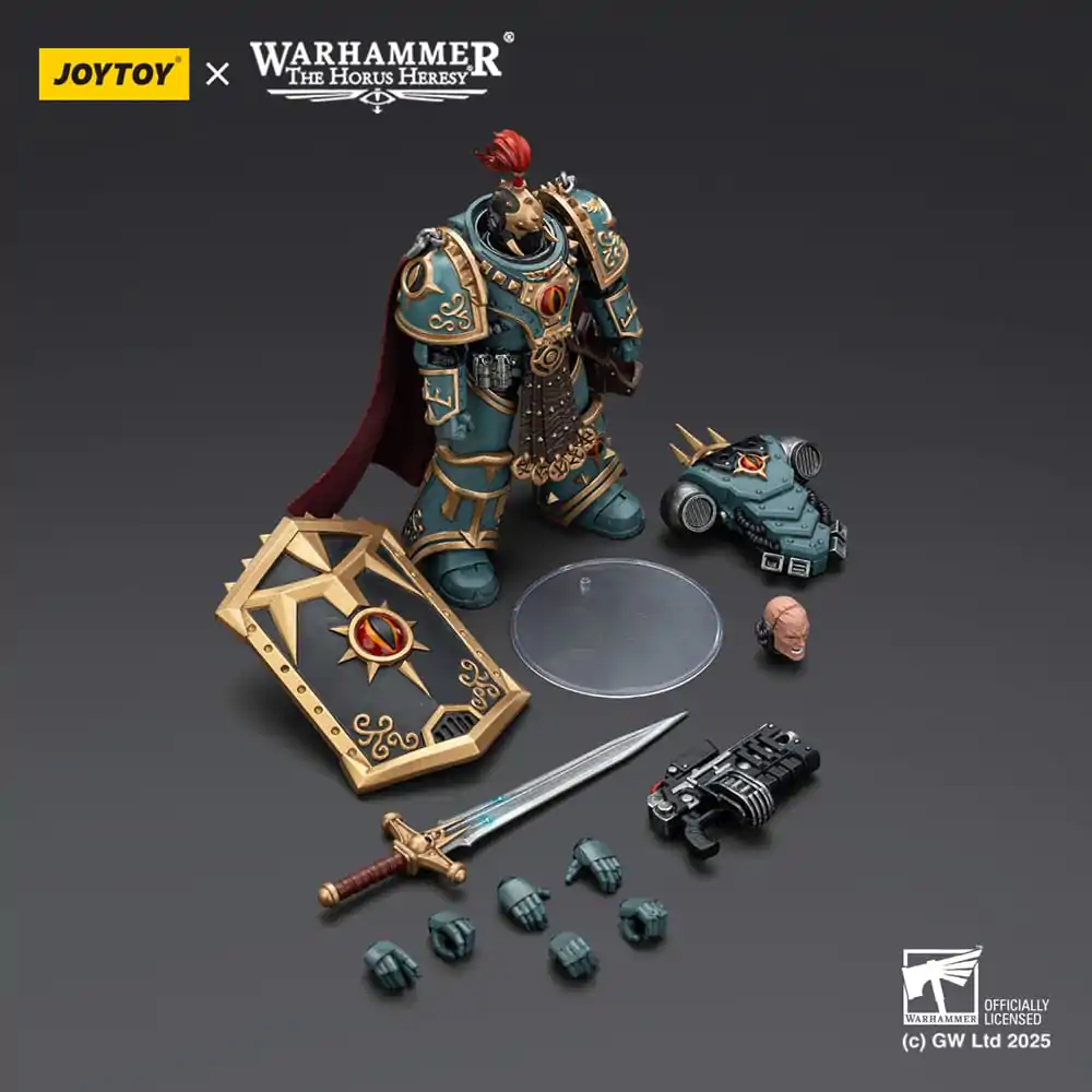 Warhammer The Horus Heresy figurina de actiune Sons of Horus Little Horus Aximand Captain of the 5th Company 20 cm poza produsului