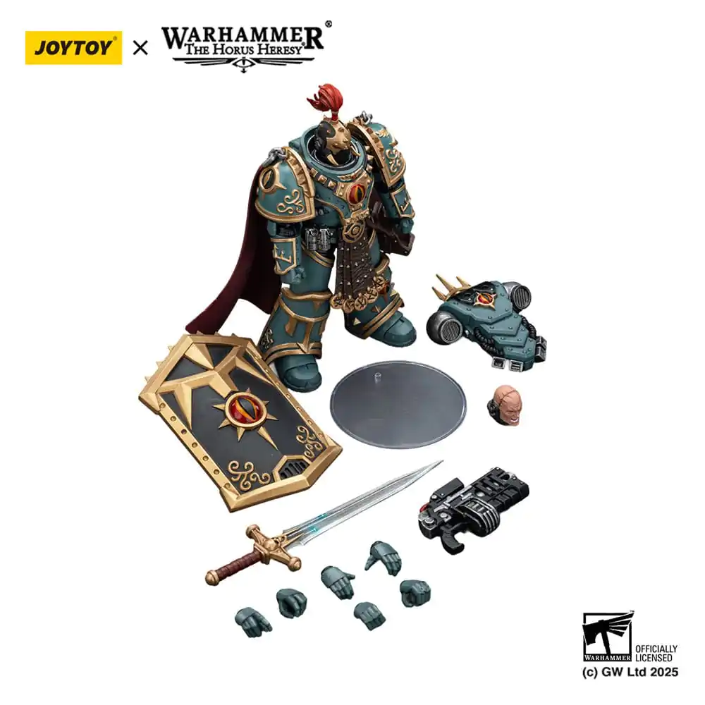 Warhammer The Horus Heresy figurina de actiune Sons of Horus Little Horus Aximand Captain of the 5th Company 20 cm poza produsului