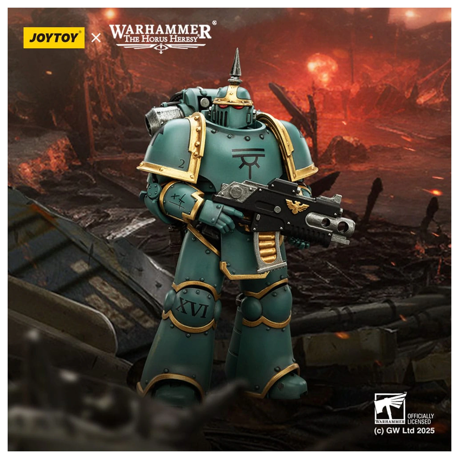 Warhammer The Horus Heresy figurina de actiune Sons of Horus MK lll Tactical Legionary 12 cm poza produsului