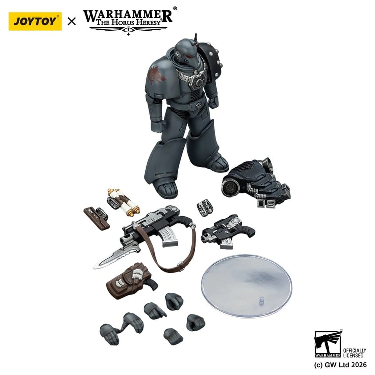 Warhammer The Horus Heresy figurina de actiune Space Wolves MKVI Tactical Legionary 12 cm poza produsului