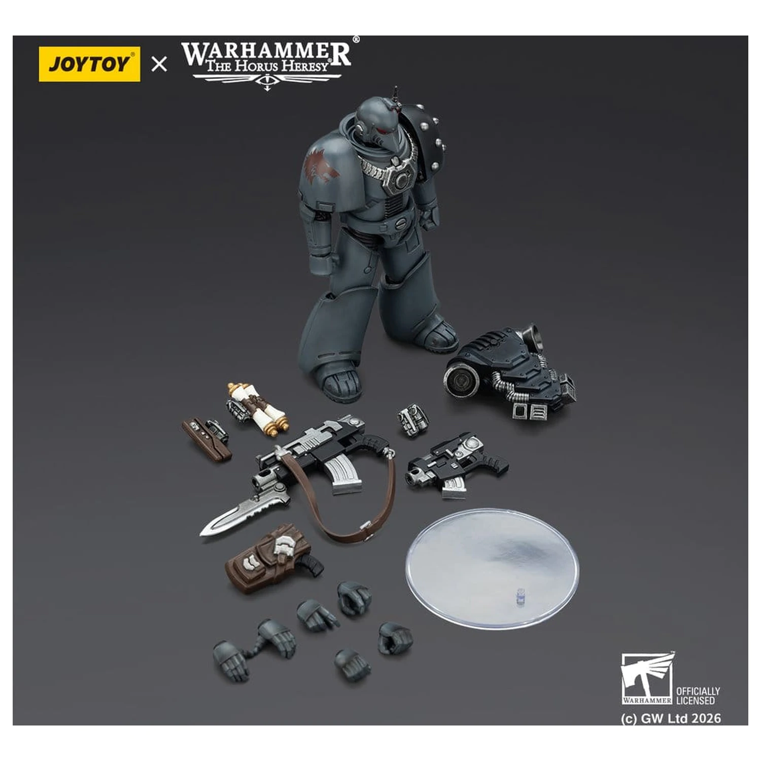 Warhammer The Horus Heresy figurina de actiune Space Wolves MKVI Tactical Legionary 12 cm poza produsului