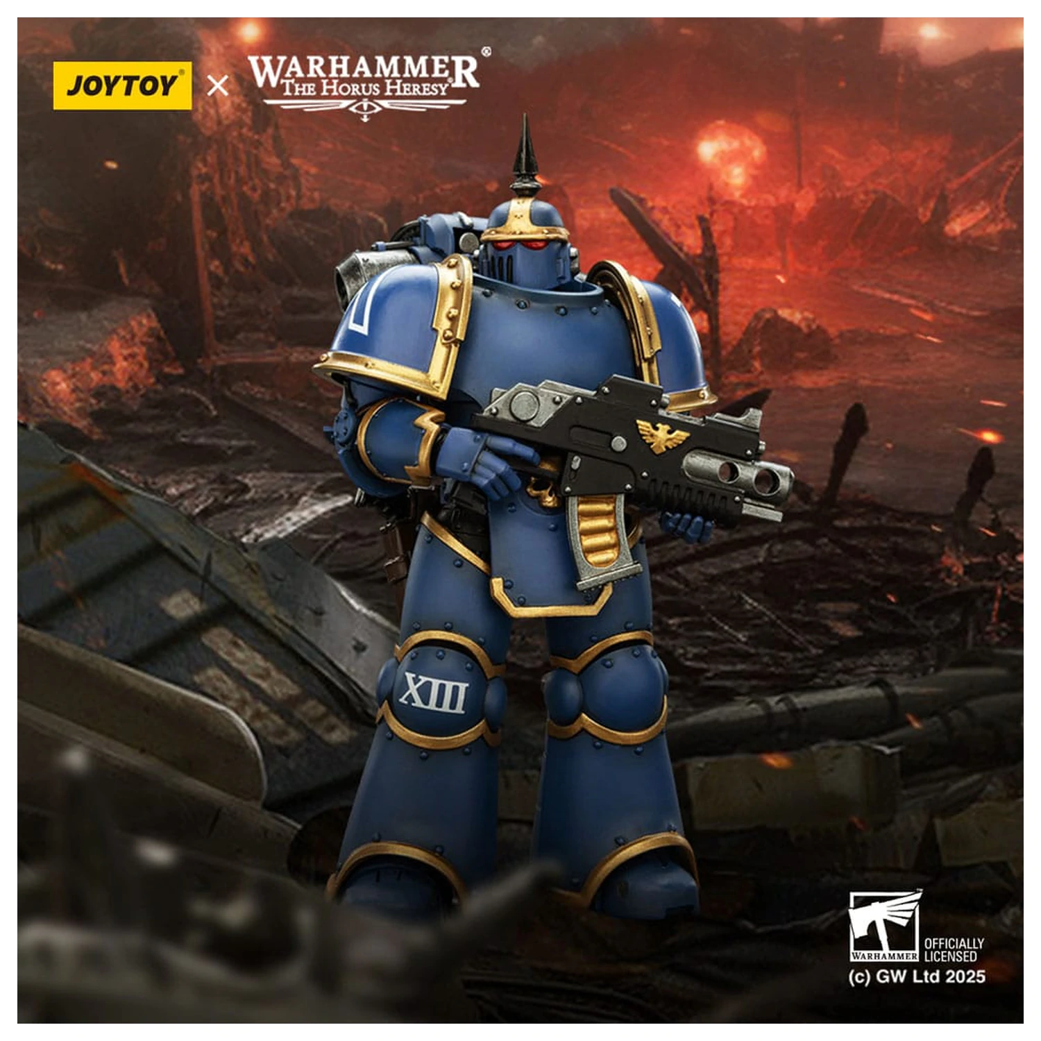 Warhammer The Horus Heresy figurina de actiune Ultramarines MK lll Tactical Legionary 12 cm poza produsului