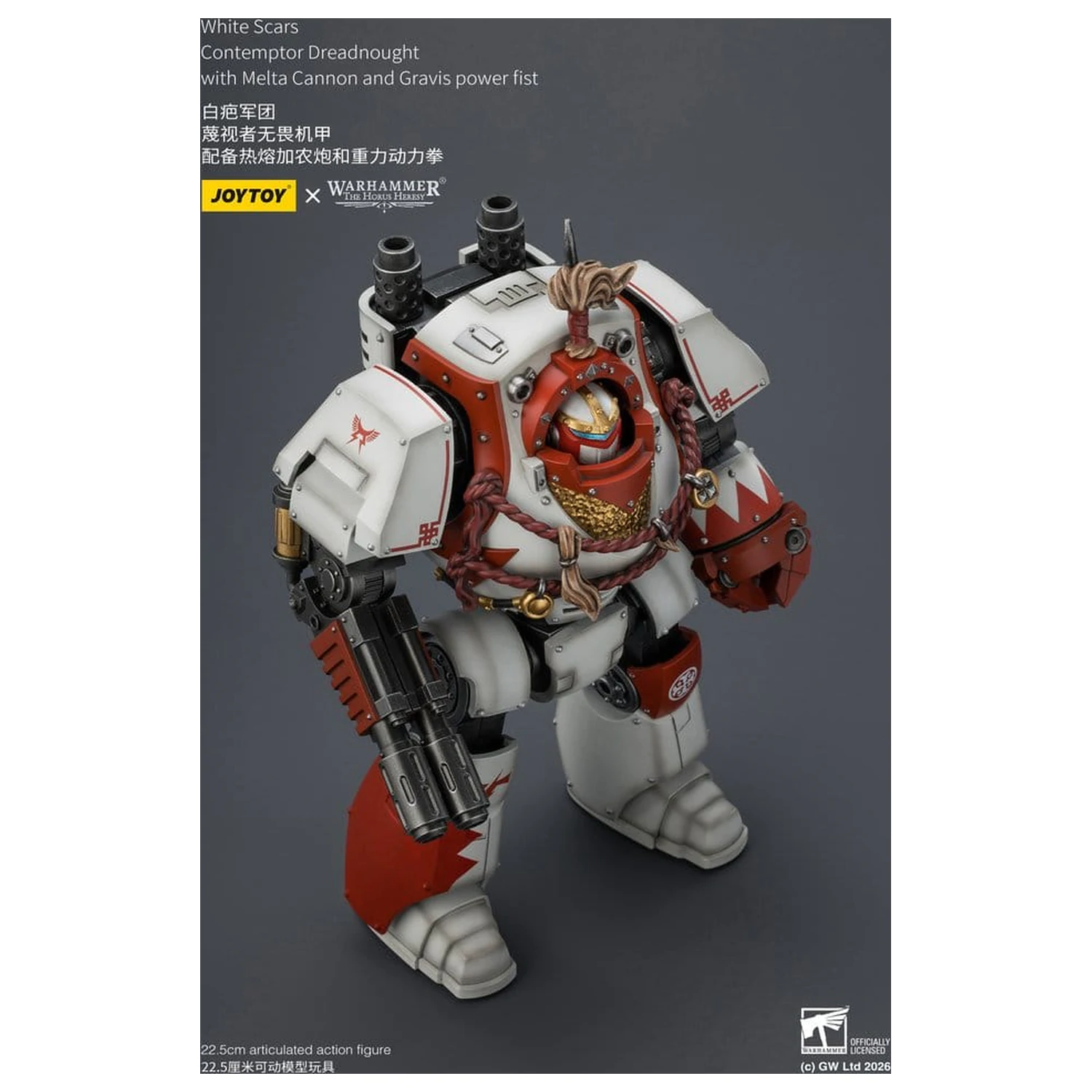 Warhammer The Horus Heresy figurina White Scars Contemptor Dreadnought 23 cm poza produsului