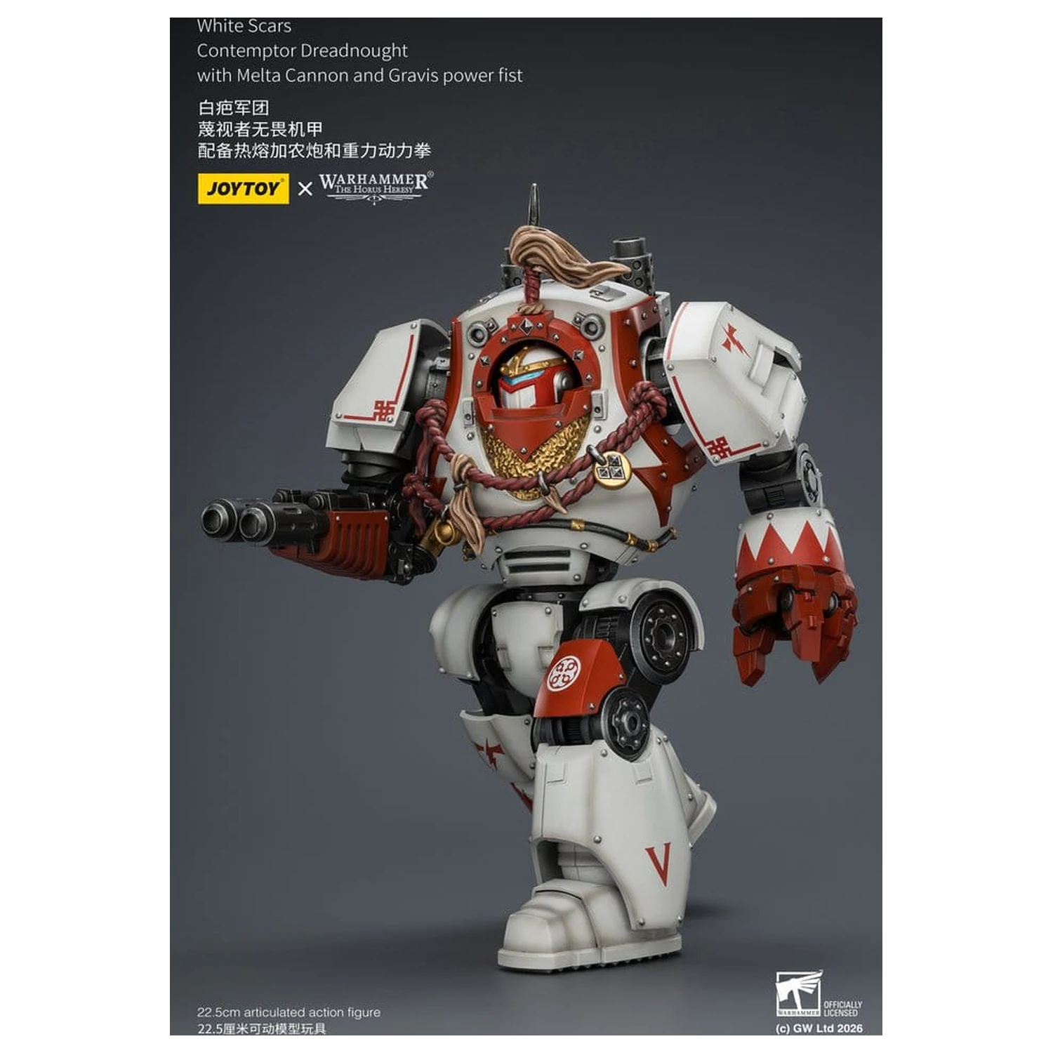 Warhammer The Horus Heresy figurina White Scars Contemptor Dreadnought 23 cm poza produsului