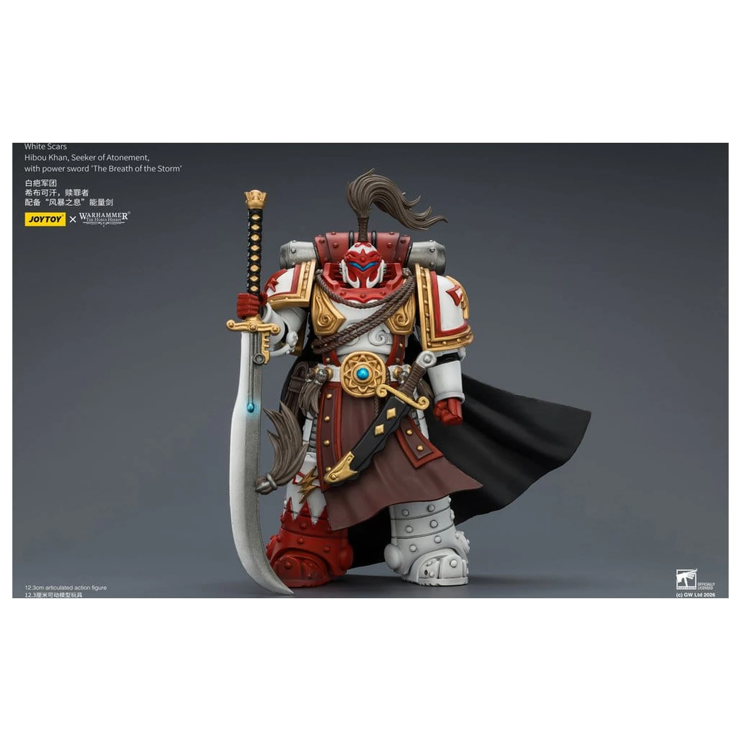Warhammer The Horus Heresy figurina de acțiune White Scars Hibou Khan, Seeker of Atonement 12 cm poza produsului
