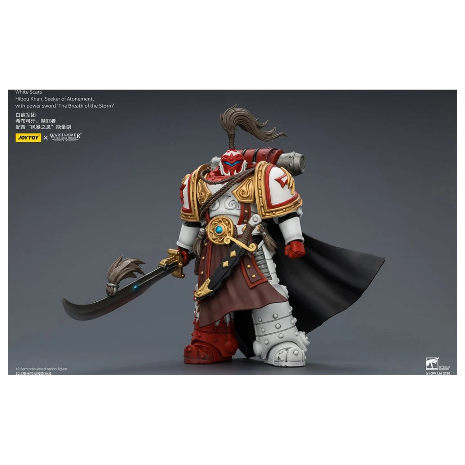 Warhammer The Horus Heresy figurina de acțiune White Scars Hibou Khan, Seeker of Atonement 12 cm poza produsului