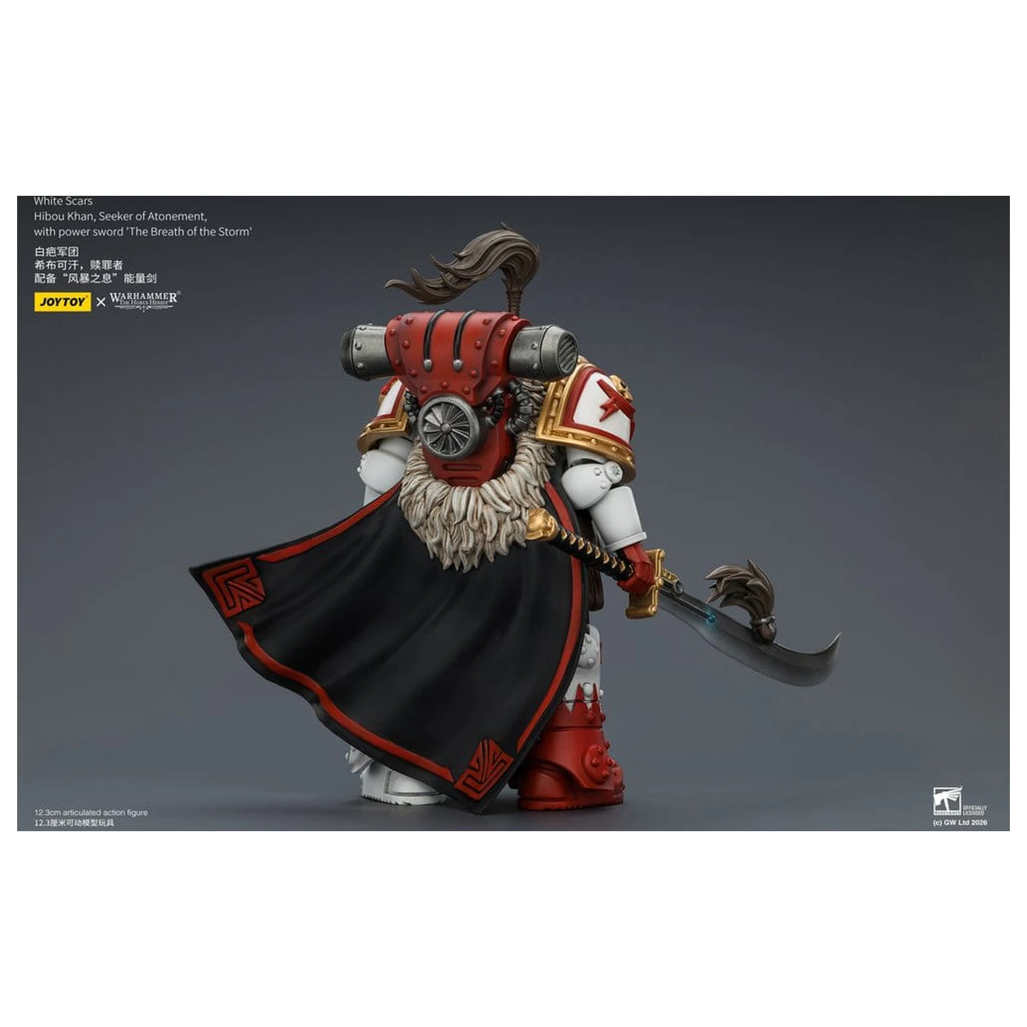 Warhammer The Horus Heresy figurina de acțiune White Scars Hibou Khan, Seeker of Atonement 12 cm poza produsului