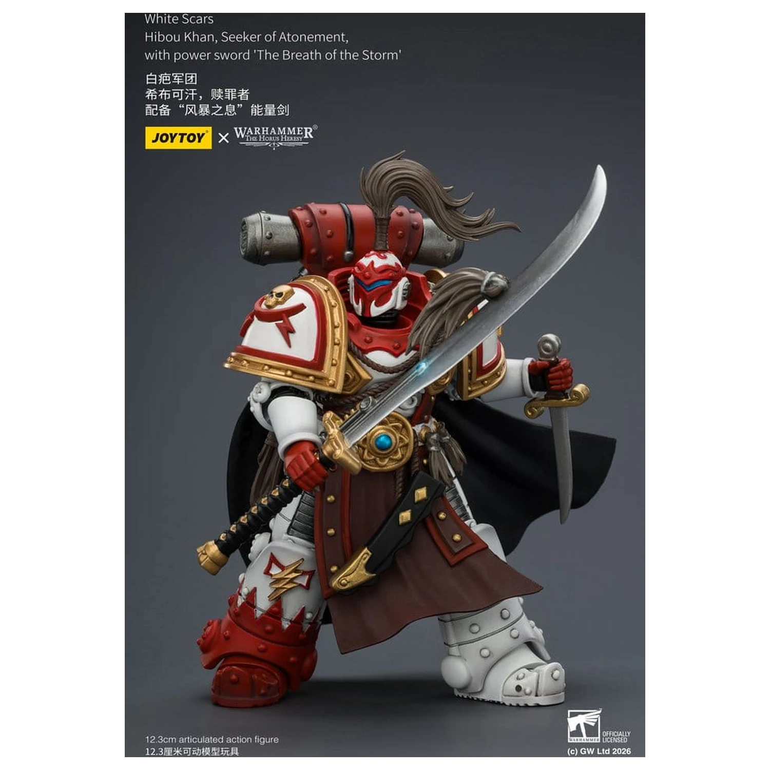 Warhammer The Horus Heresy figurina de acțiune White Scars Hibou Khan, Seeker of Atonement 12 cm poza produsului
