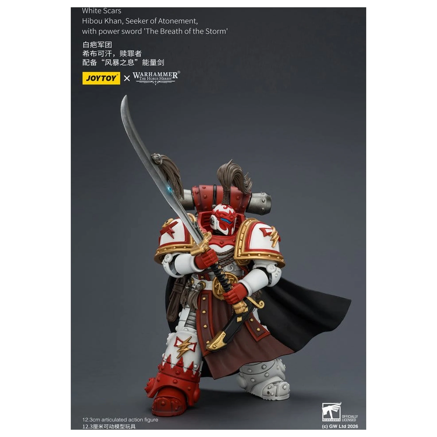 Warhammer The Horus Heresy figurina de acțiune White Scars Hibou Khan, Seeker of Atonement 12 cm poza produsului