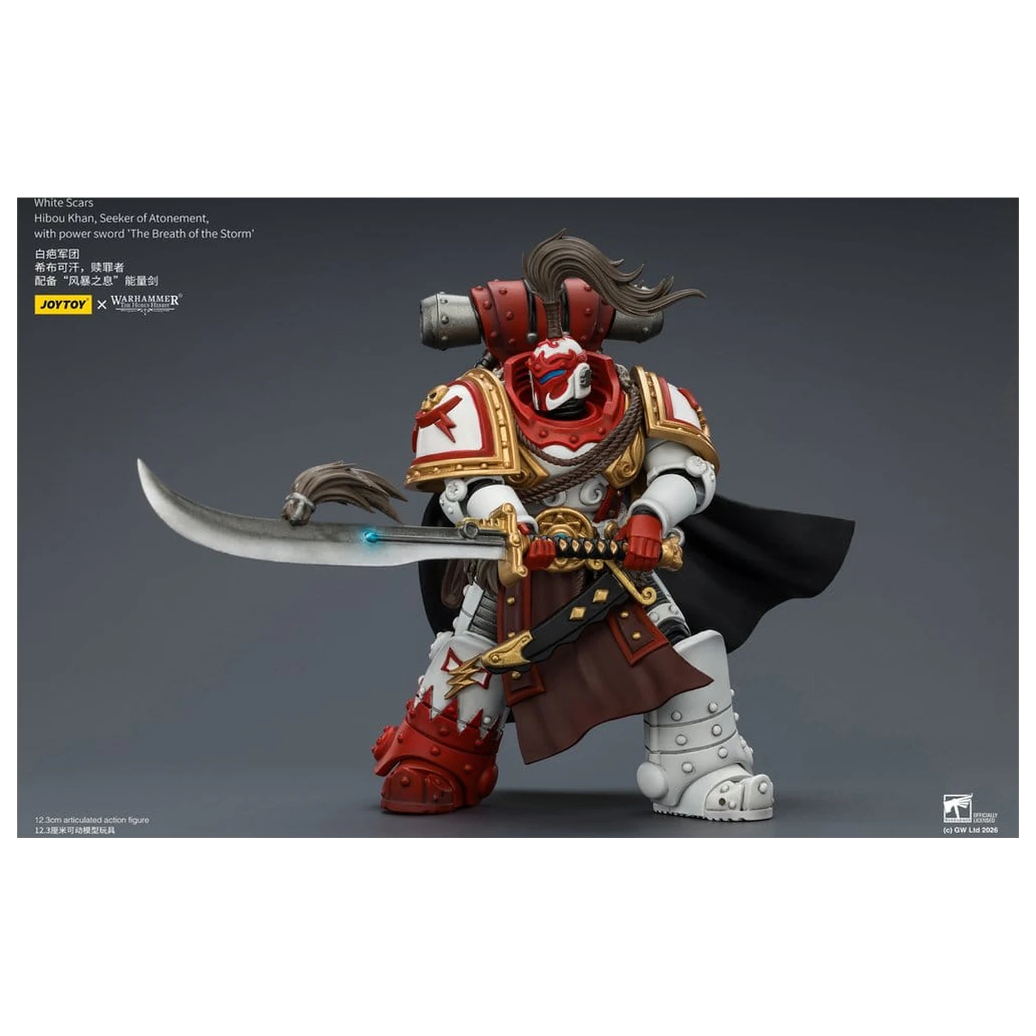 Warhammer The Horus Heresy figurina de acțiune White Scars Hibou Khan, Seeker of Atonement 12 cm poza produsului