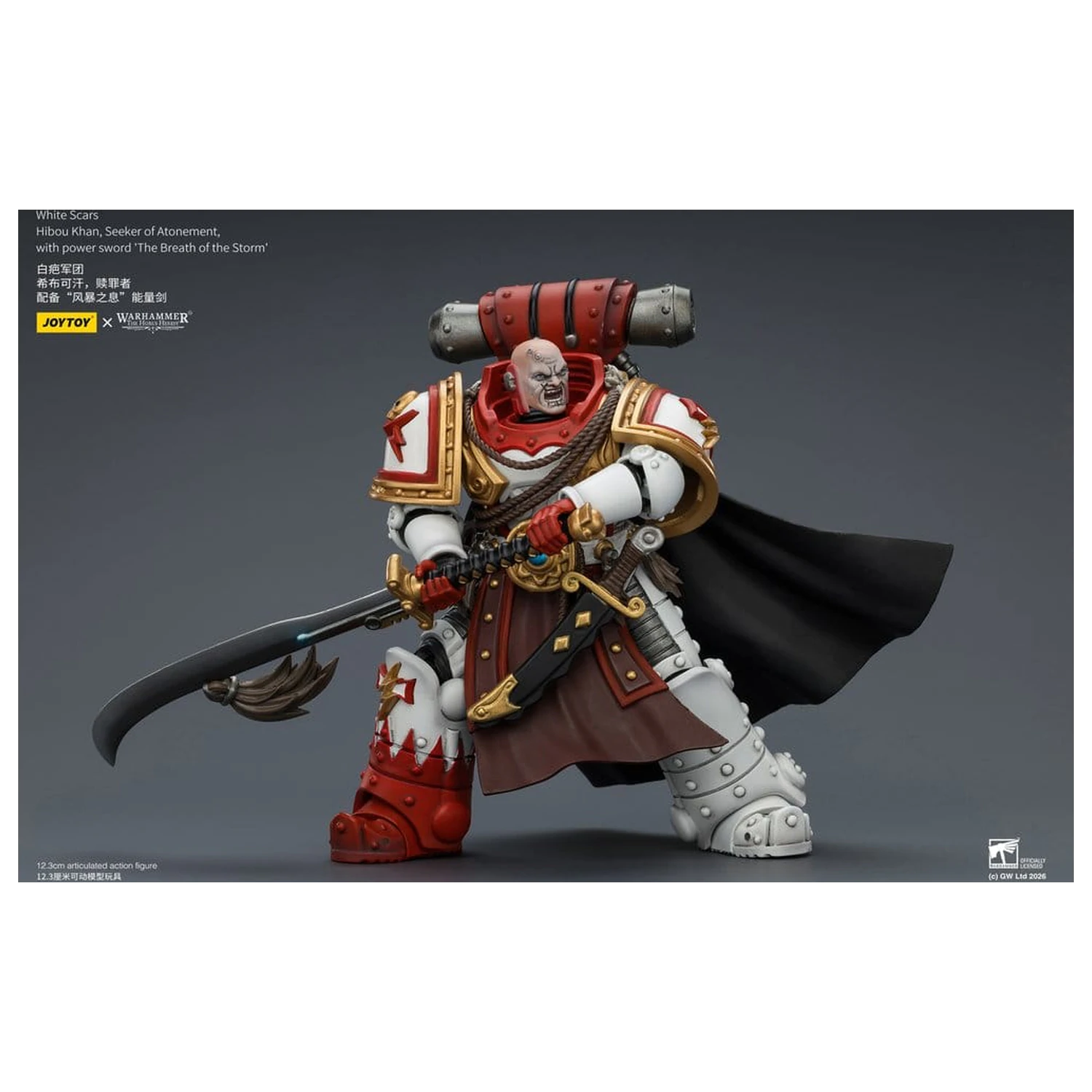 Warhammer The Horus Heresy figurina de acțiune White Scars Hibou Khan, Seeker of Atonement 12 cm poza produsului