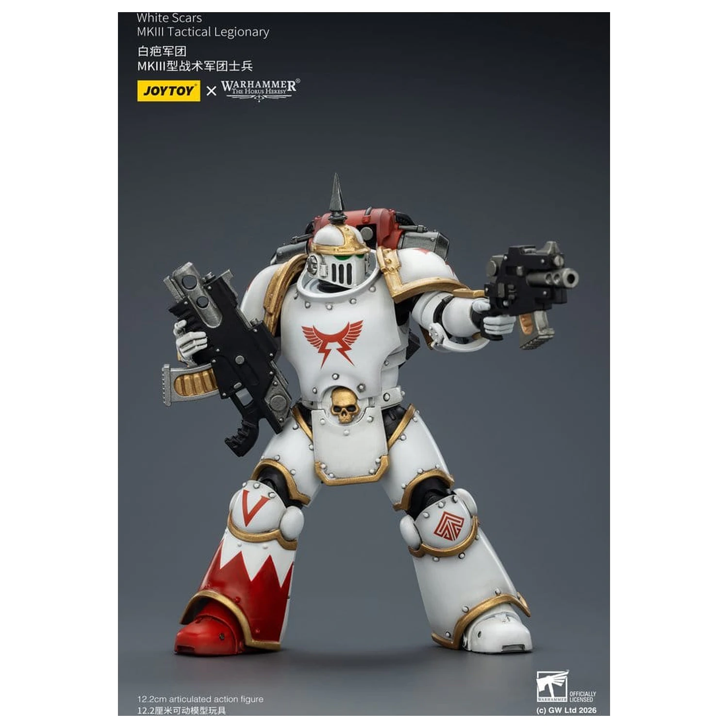 Warhammer The Horus Heresy figurina de actiune White Scars MKIll Tactical Legionary 12 cm poza produsului