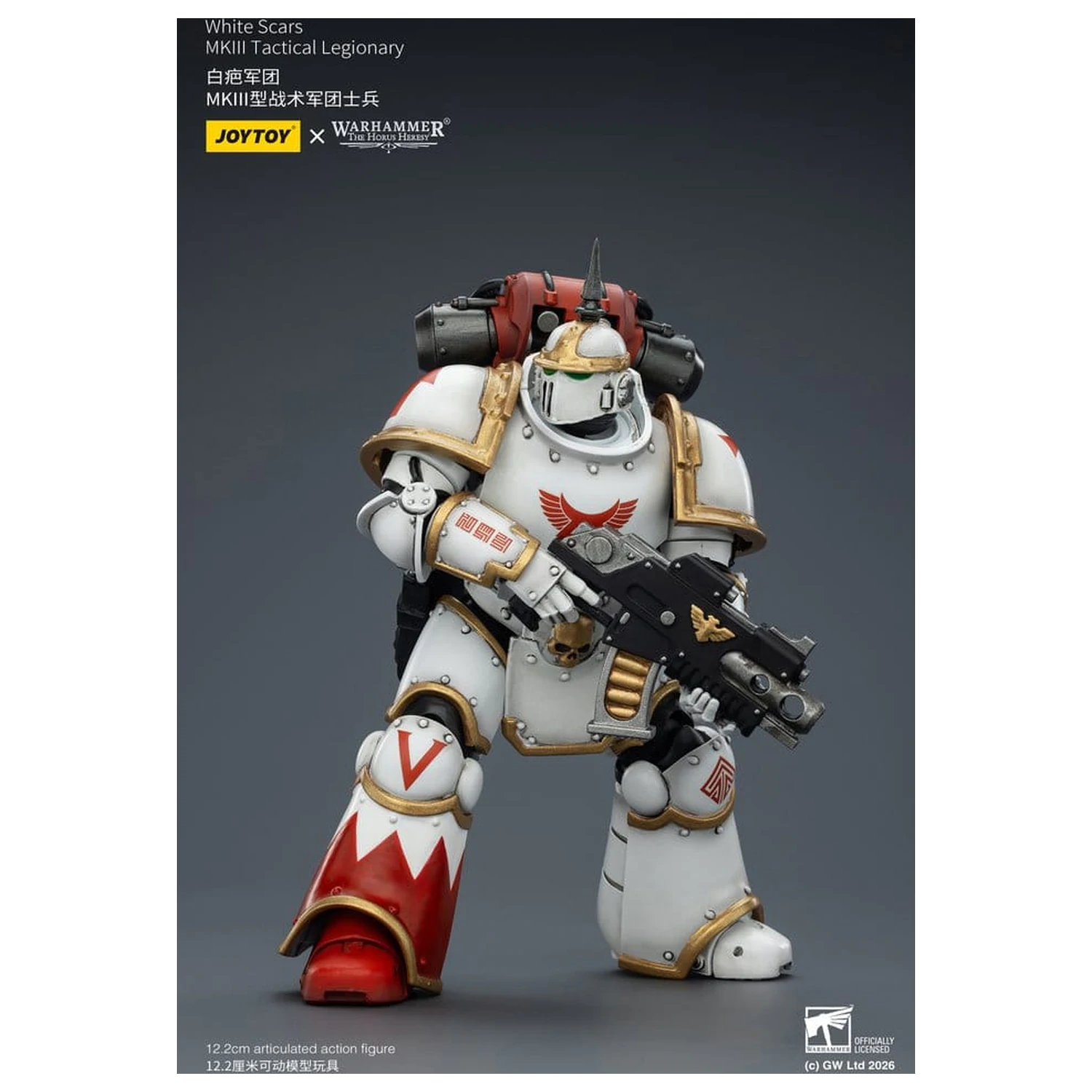 Warhammer The Horus Heresy figurina de actiune White Scars MKIll Tactical Legionary 12 cm poza produsului