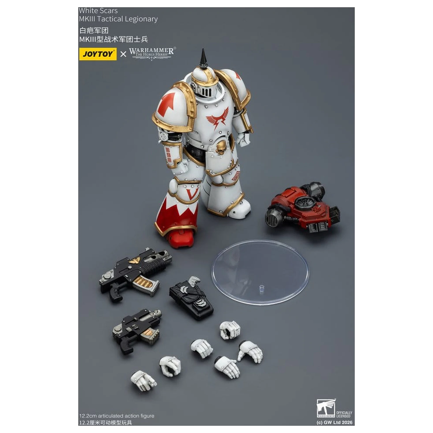 Warhammer The Horus Heresy figurina de actiune White Scars MKIll Tactical Legionary 12 cm poza produsului