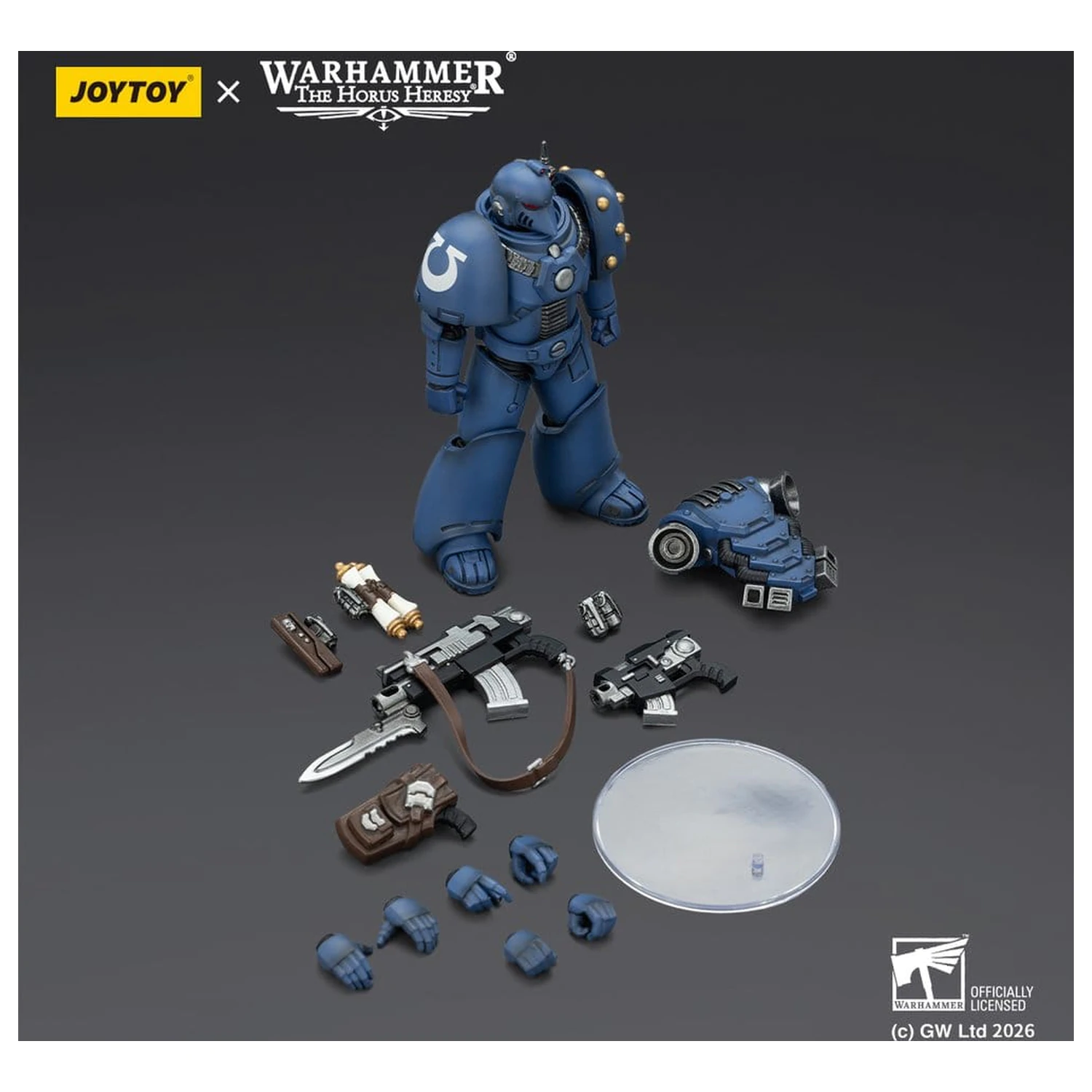 Warhammer The Horus Heresy Figurina de acțiune Ultramarines MKVI Tactical Legionary 12 cm poza produsului