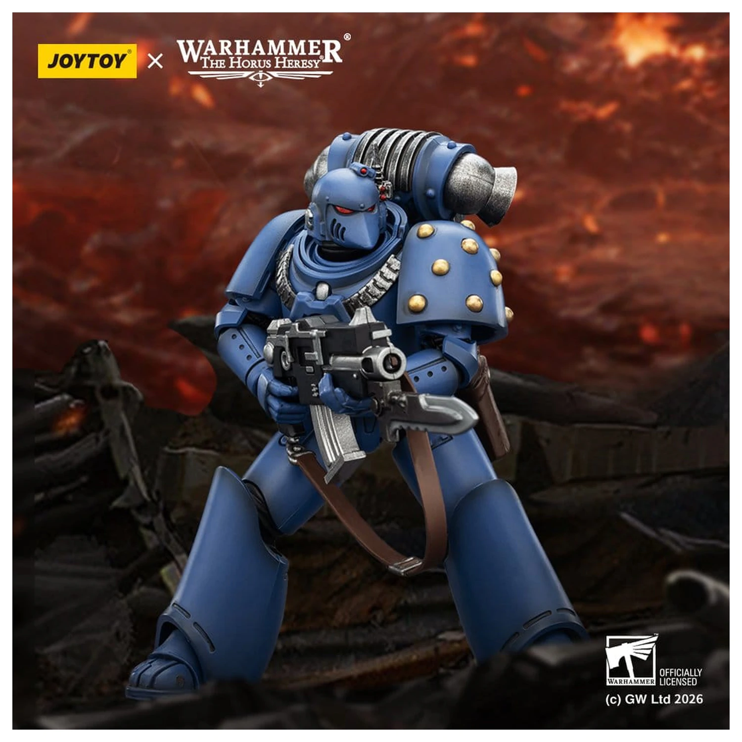 Warhammer The Horus Heresy Figurina de acțiune Ultramarines MKVI Tactical Legionary 12 cm poza produsului