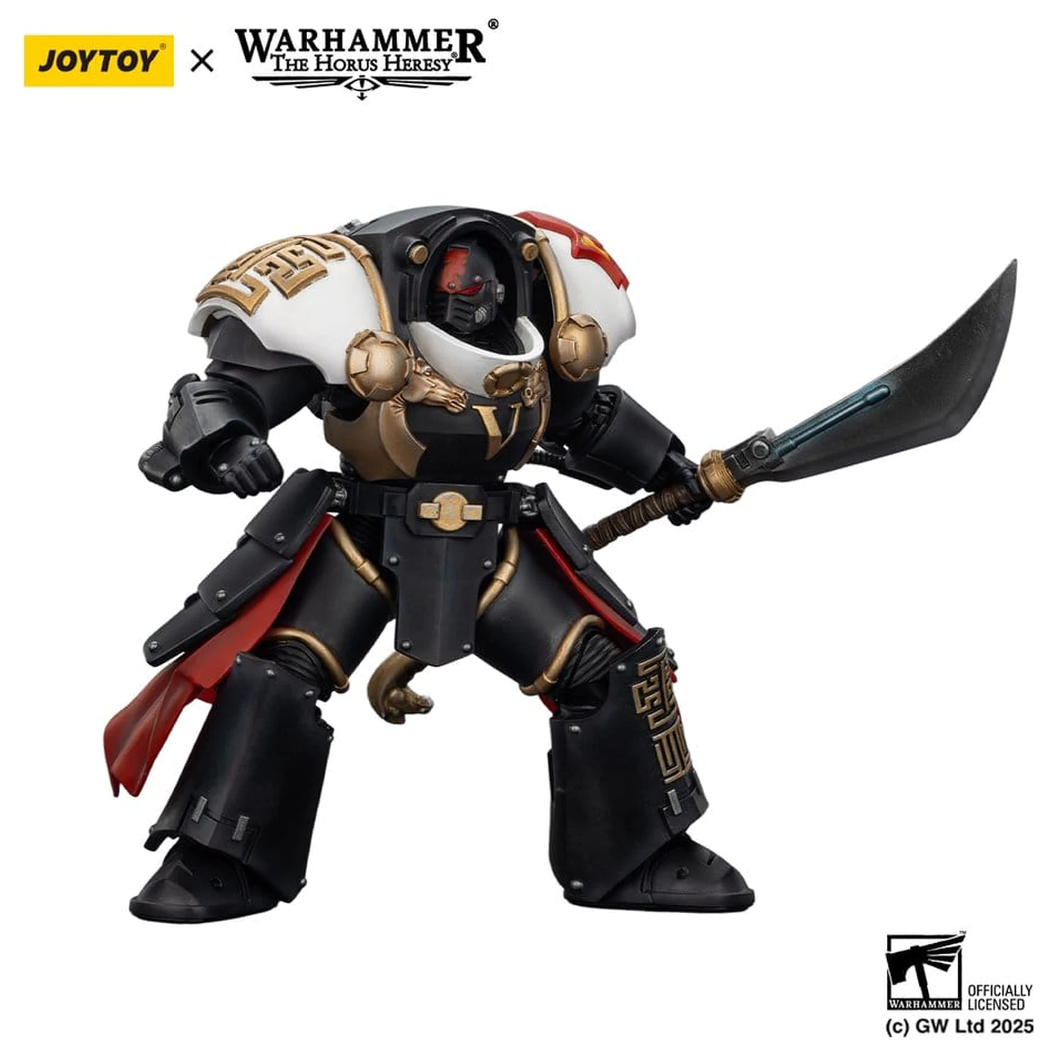 Warhammer The Horus Heresy figurina de actiune White Scars Ebon Keshig Terminator 1 cu Power Glaive 13 cm poza produsului